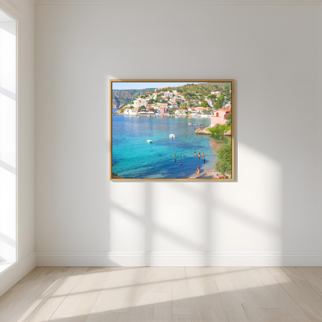 Assos Town Wall Art Print