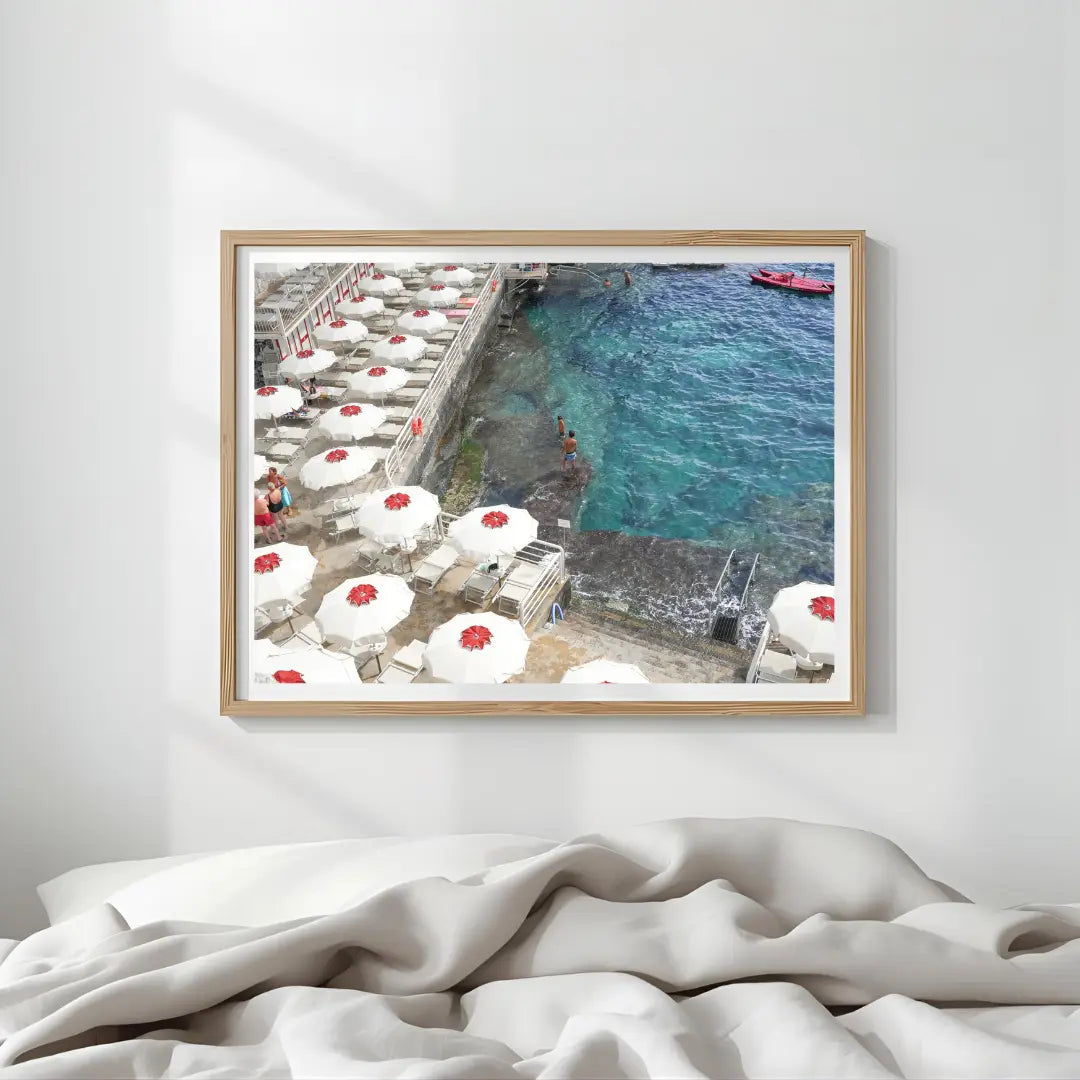 Azzurra II Landscape Wall Art Print Kamalia Studio