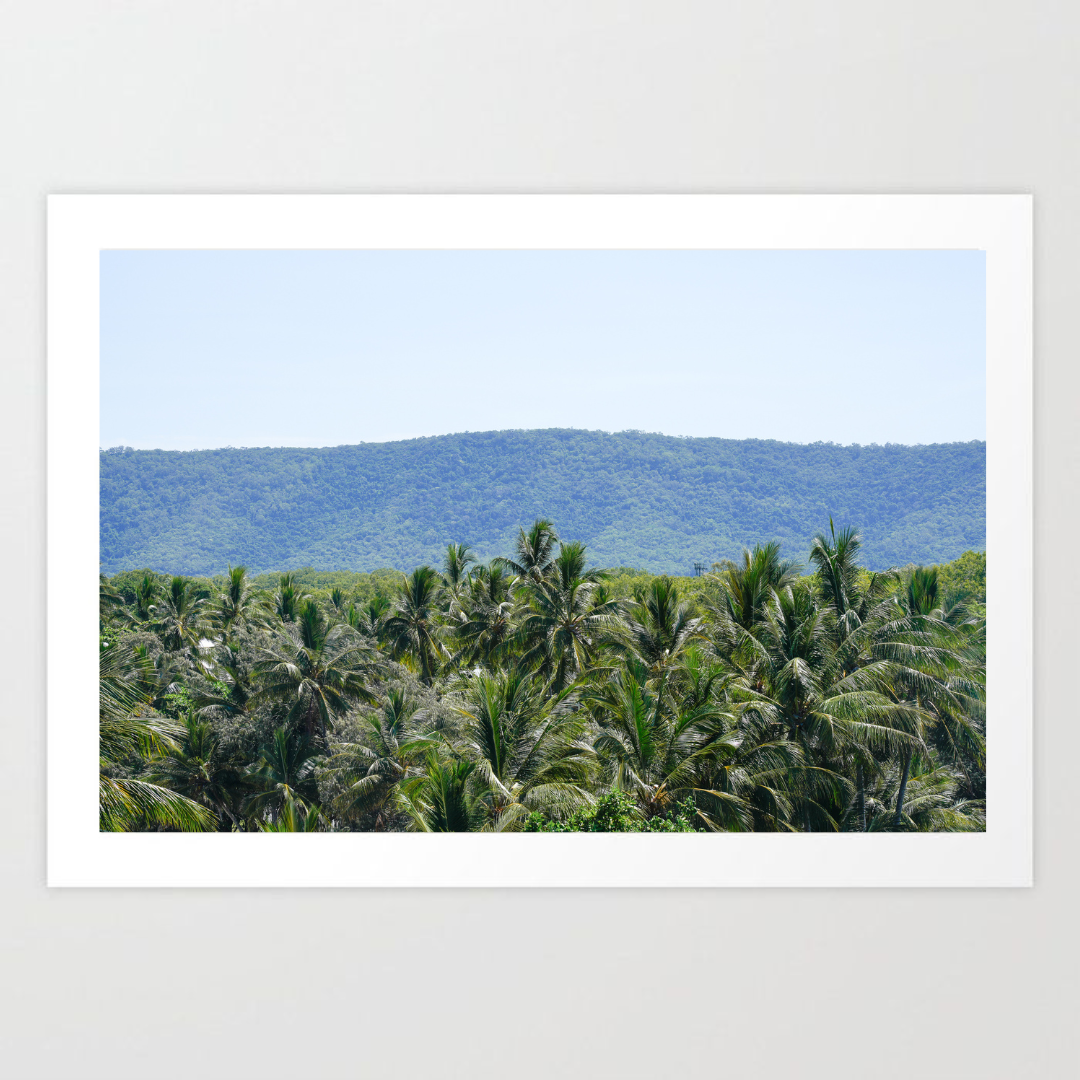 The Palms Landscape Wall Art Print