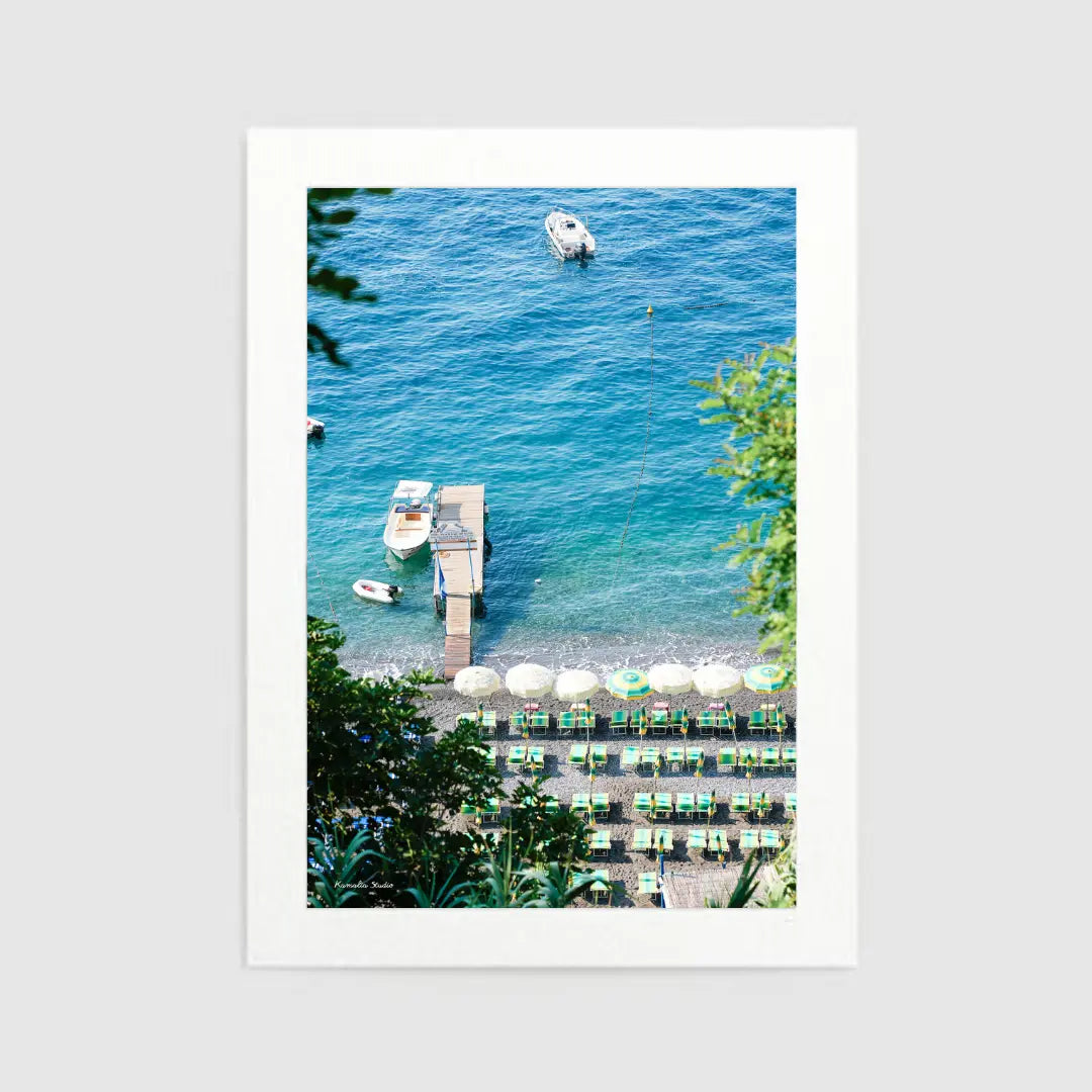 Miramalfi Wall Art Print Kamalia Studio