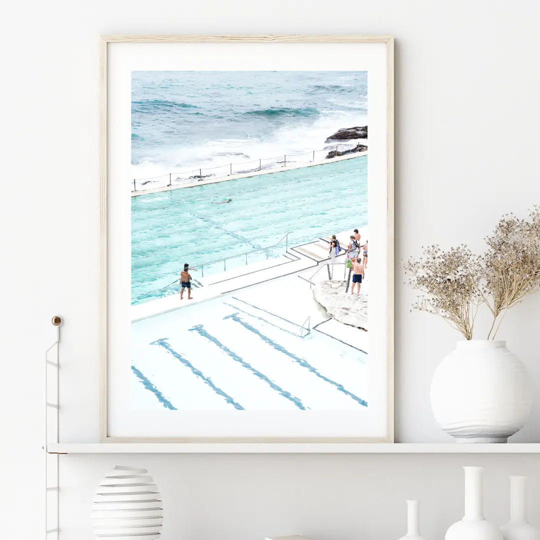 Icebergs Wall Art Print Kamalia Studio