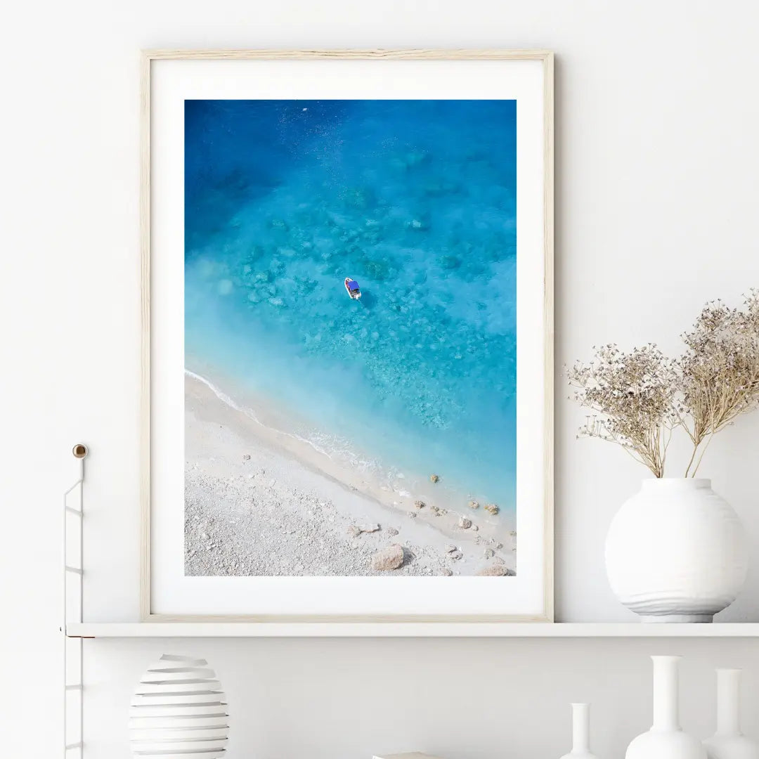 Zakynthos Wall Art Print Kamalia Studio