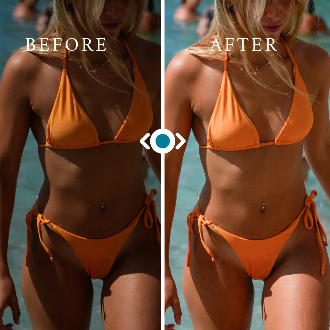 Tan and Whites Photo Preset Edit: Tan Skin Lightroom Presets for Beach Photos | Golden Bronze Bikini Edit | Europe Travel Mobile Filters Kamalia Studio