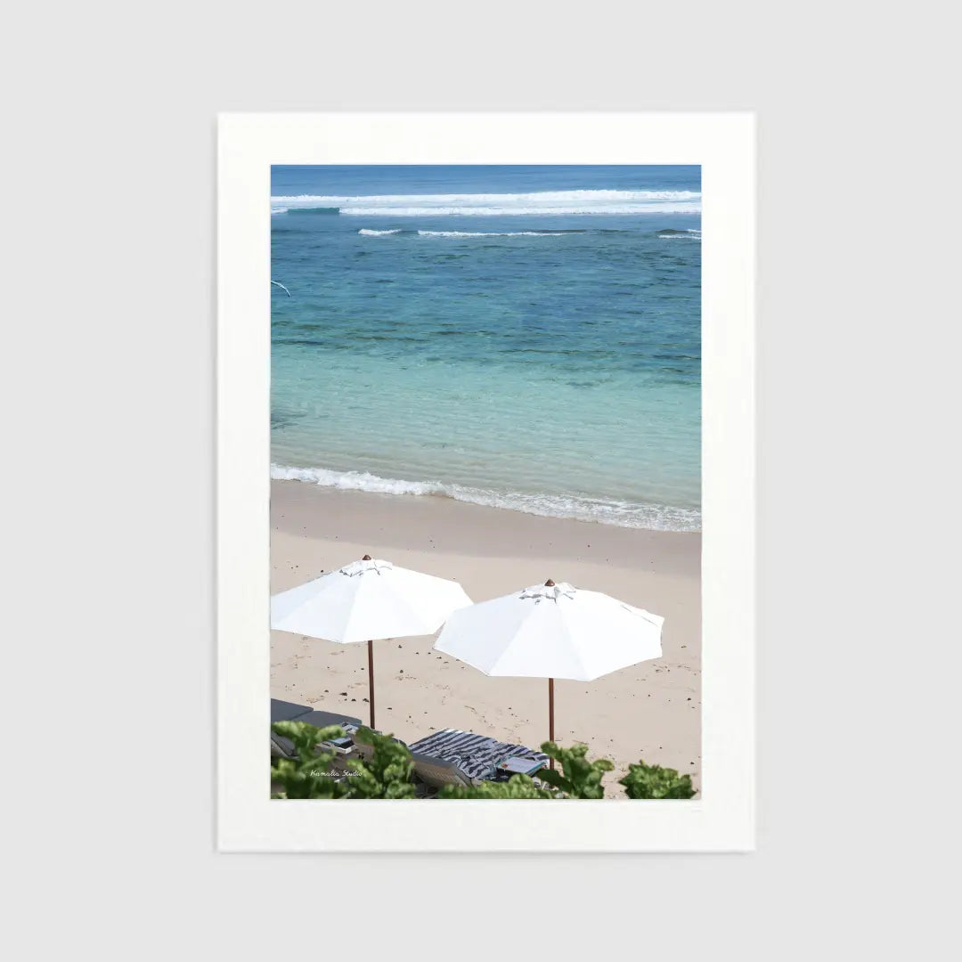Karma Beach Wall Art Print Kamalia Studio