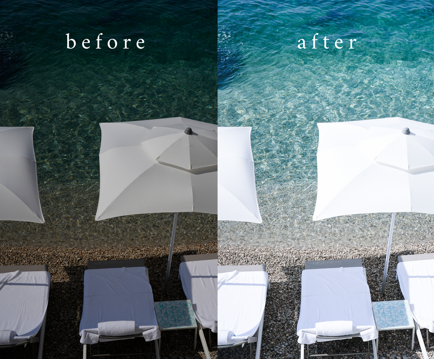 Mallorca Photo Preset Edit: Warm Spain Summer Lightroom Presets | Bright Whites & Blue Water | Coastal Travel Filter Pack for Mobile & Desktop