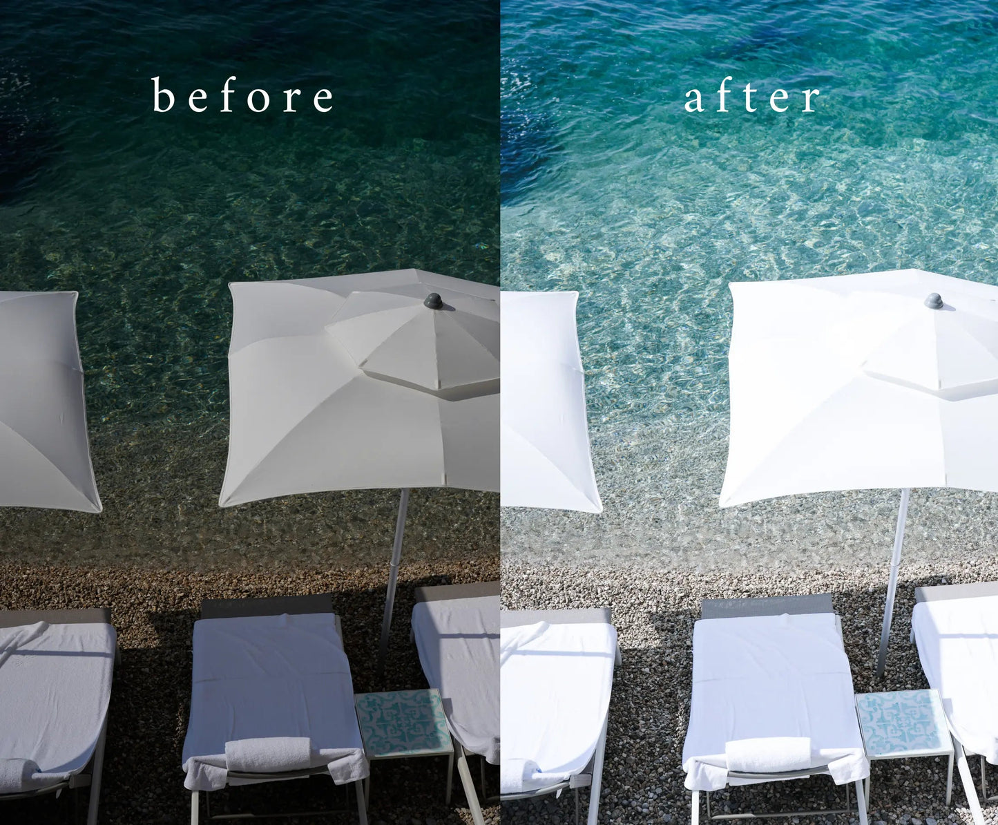 Mallorca Photo Preset Edit: Warm Spain Summer Lightroom Presets | Bright Whites & Blue Water | Coastal Travel Filter Pack for Mobile & Desktop Kamalia Studio