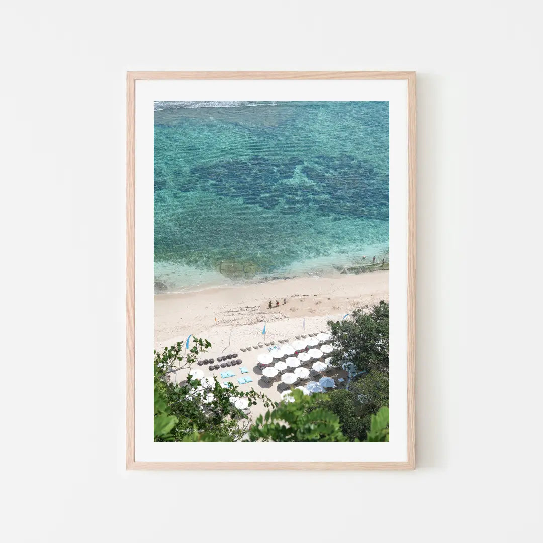 Karma II Beach Wall Art Print Kamalia Studio