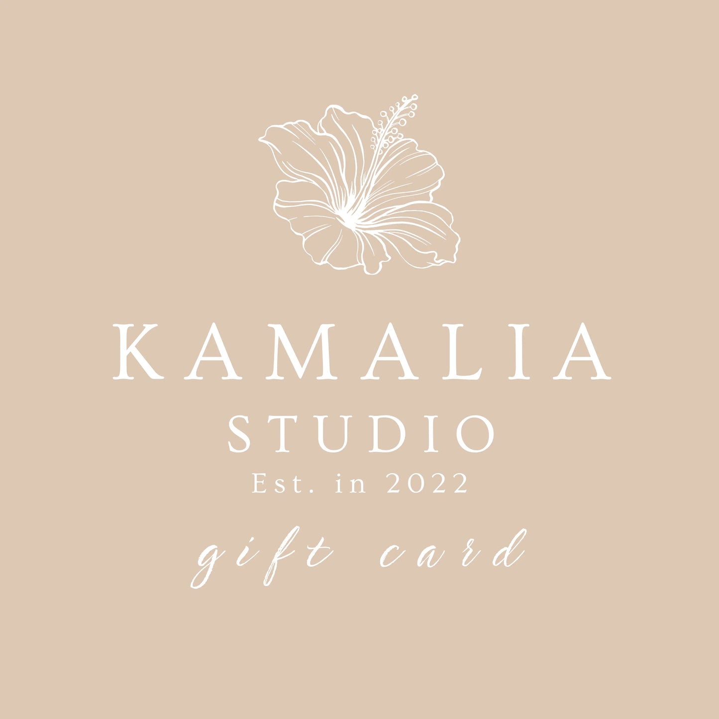 Kamalia Studio Gift Card Print Kamalia Studio $300