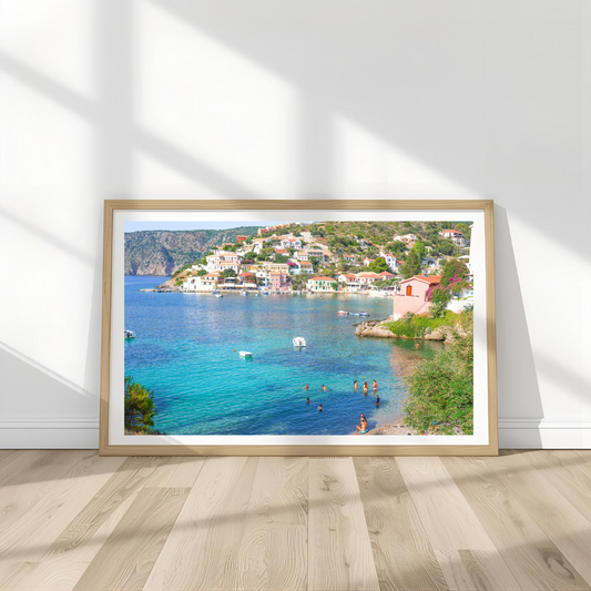 Assos Town Wall Art Print