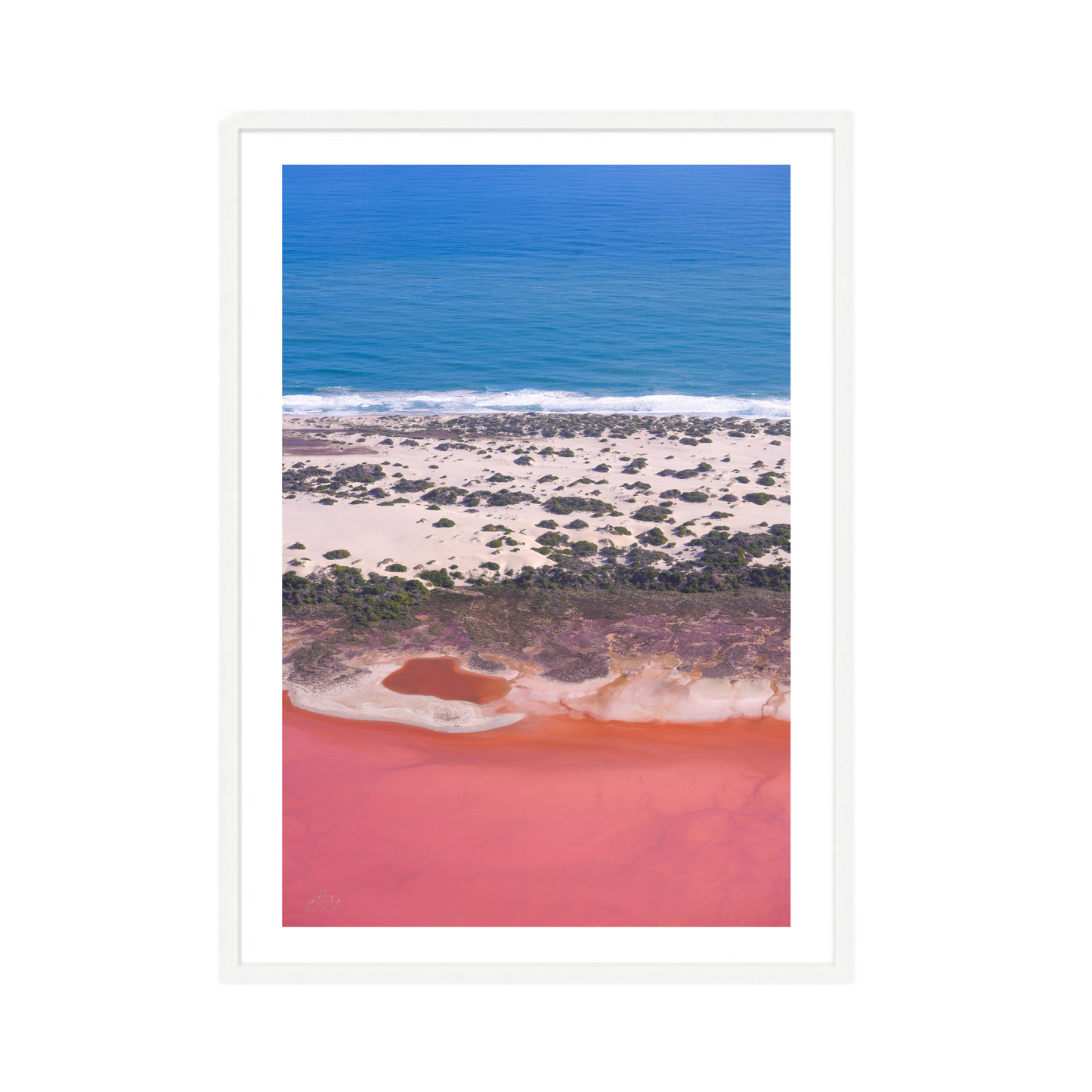 Lake Meets Ocean Wall Art Print Kamalia Studio