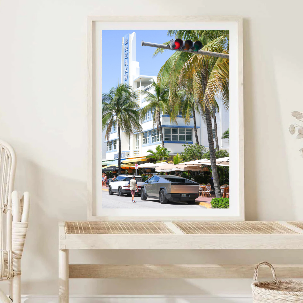 Ocean Drive Wall Art Print