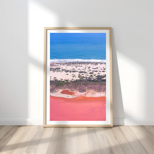 Lake Meets Ocean Wall Art Print Kamalia Studio