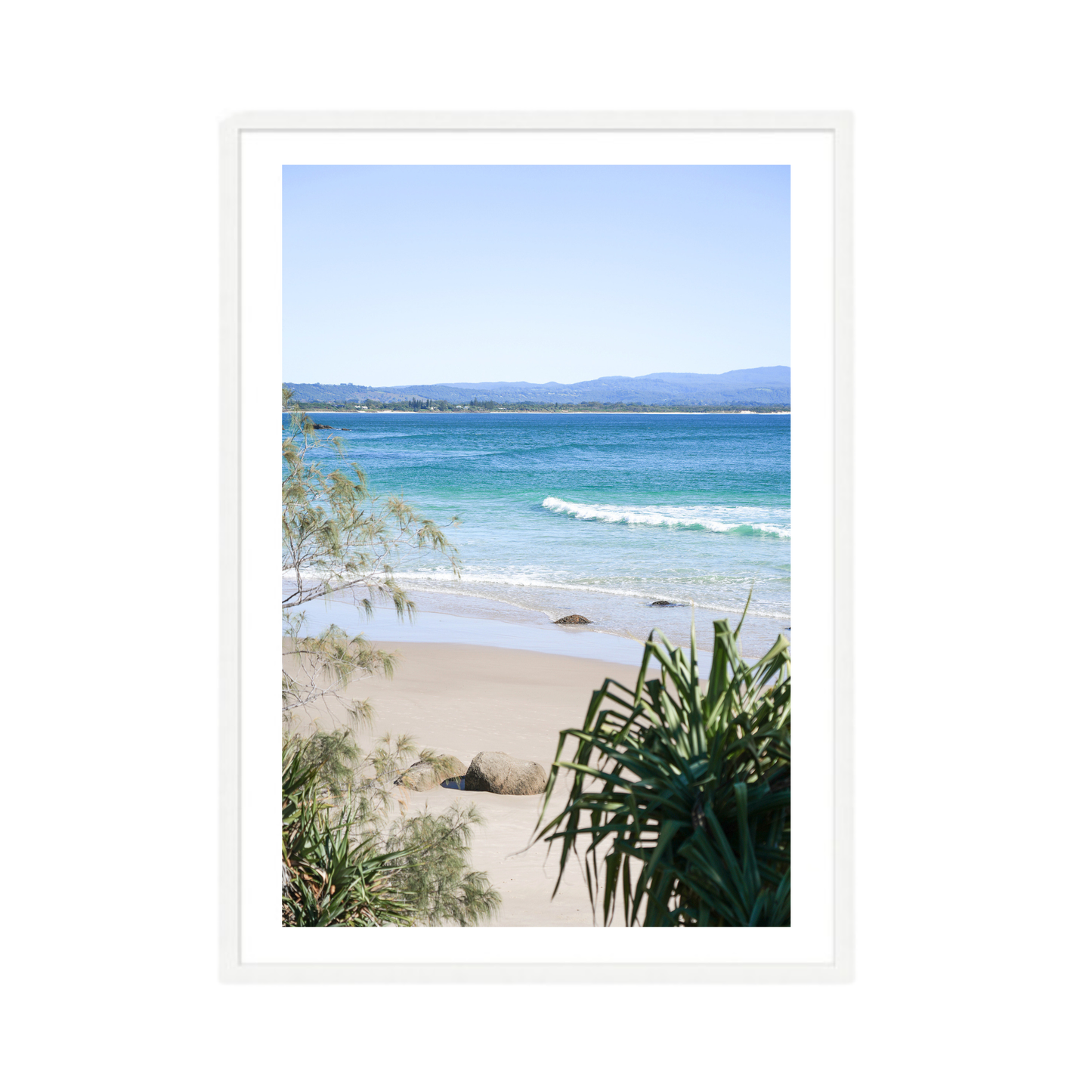 Cavanbah (Byron Bay) Wall Art Print Kamalia Studio