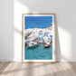 Boat Cove Wall Art Print Kamalia Studio