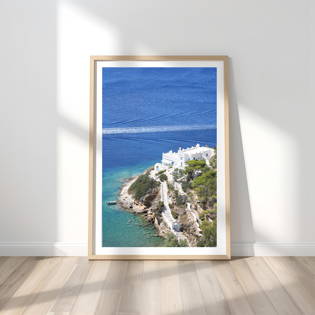 Ios Wall Art Print Kamalia Studio