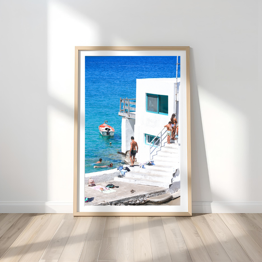 Firopotamos Wall Art Print Kamalia Studio