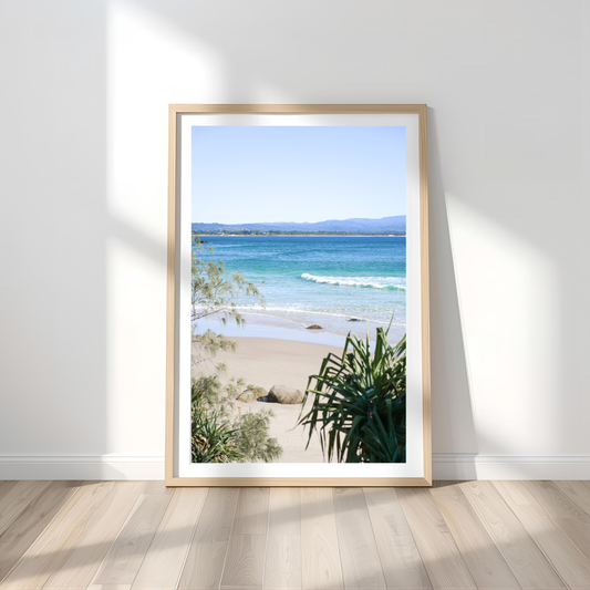 Cavanbah (Byron Bay) Wall Art Print Kamalia Studio