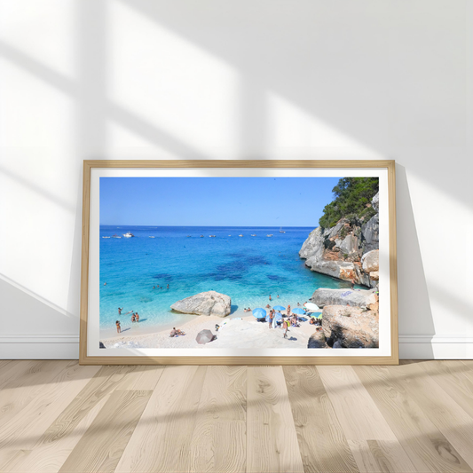 Cala Mariolu Wall Art Print