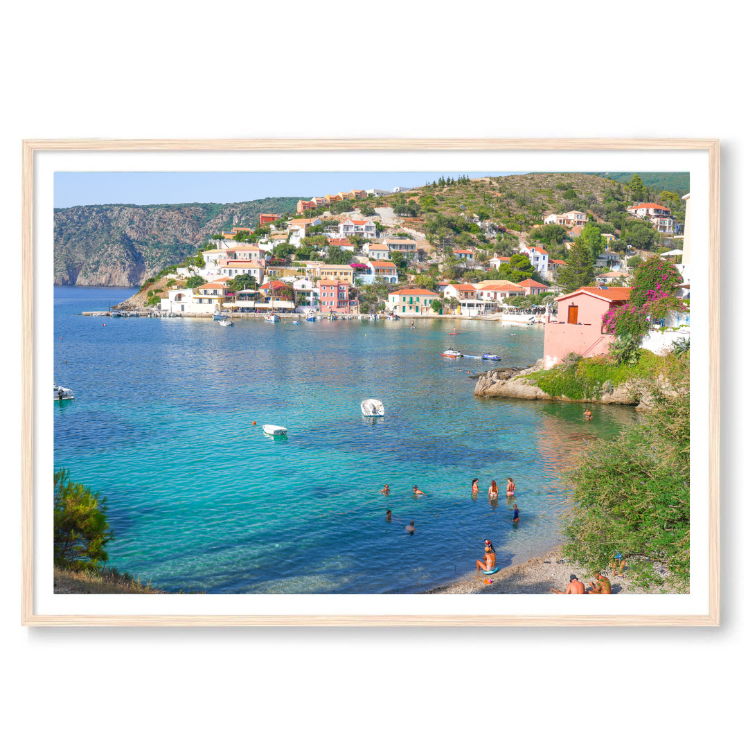 Assos Town Wall Art Print