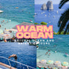 Capri Photo Preset Edit: Warm Beach Lightroom Presets | Bright Summer Umbrellas & Blue-Green Water | Europe Travel Photo Filters