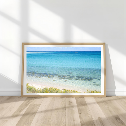 Coral Bay Landscape Wall Art Print Kamalia Studio