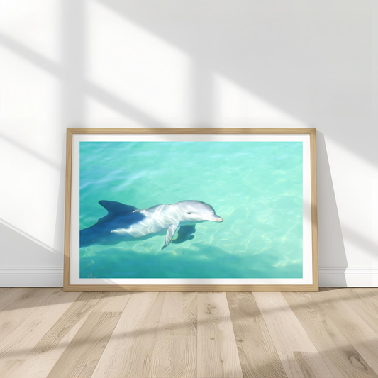 Monkey Mia Landscape Wall Art Print Kamalia Studio