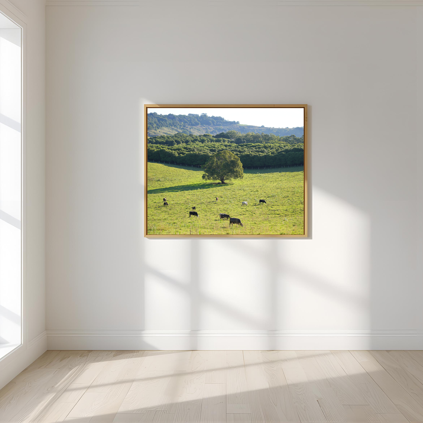 Cows Wall Art Print Landscape Kamalia Studio