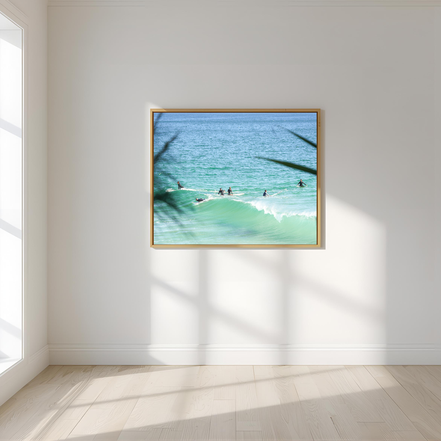 Surfers Wall Art Print Landscape Kamalia Studio