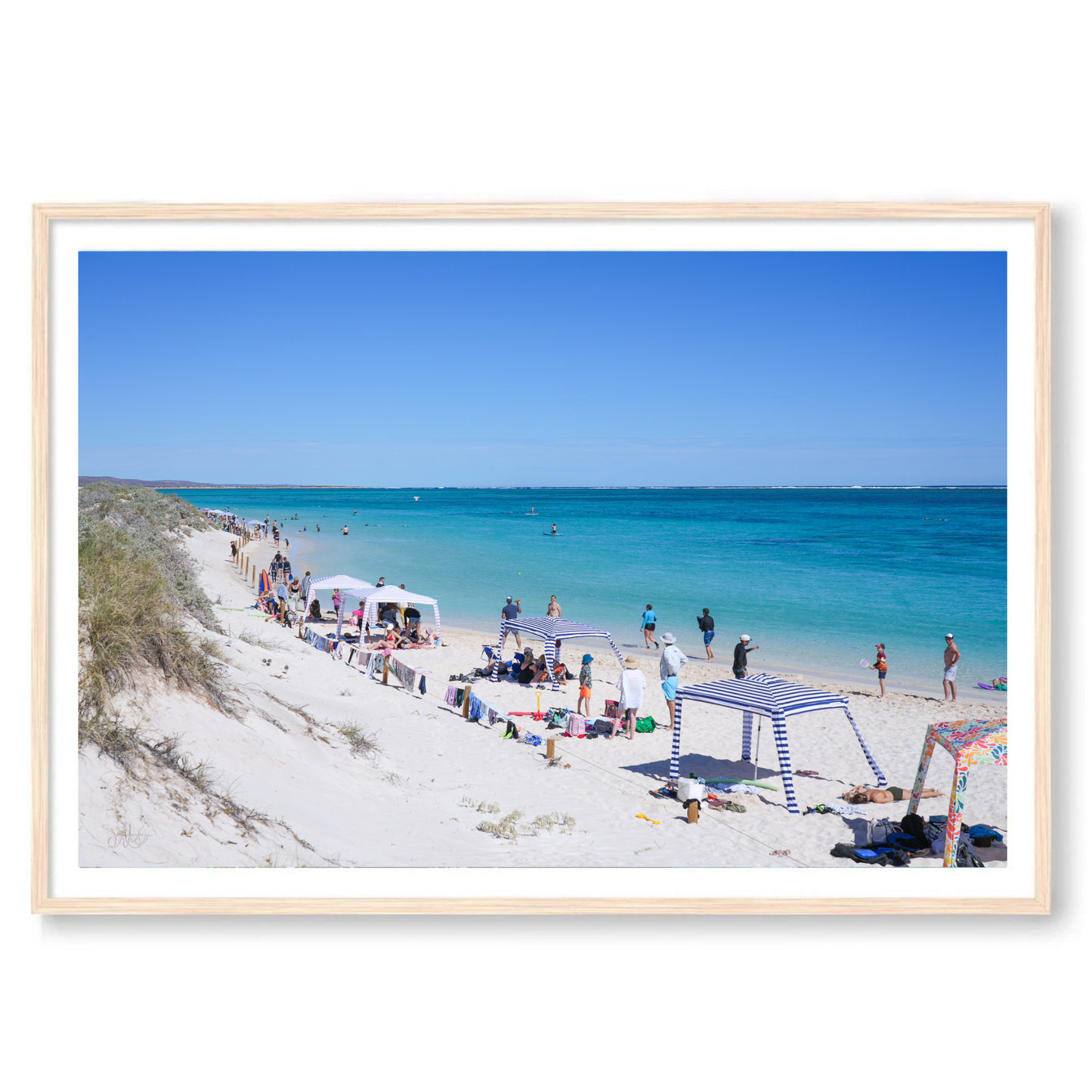 Exmouth Landscape Wall Art Print Kamalia Studio