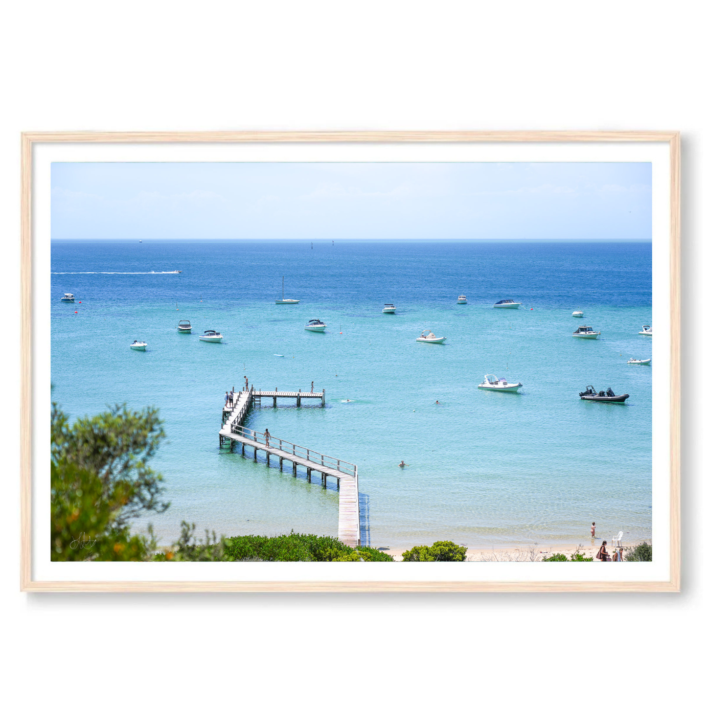 Shelley Landscape Wall Art Print Kamalia Studio