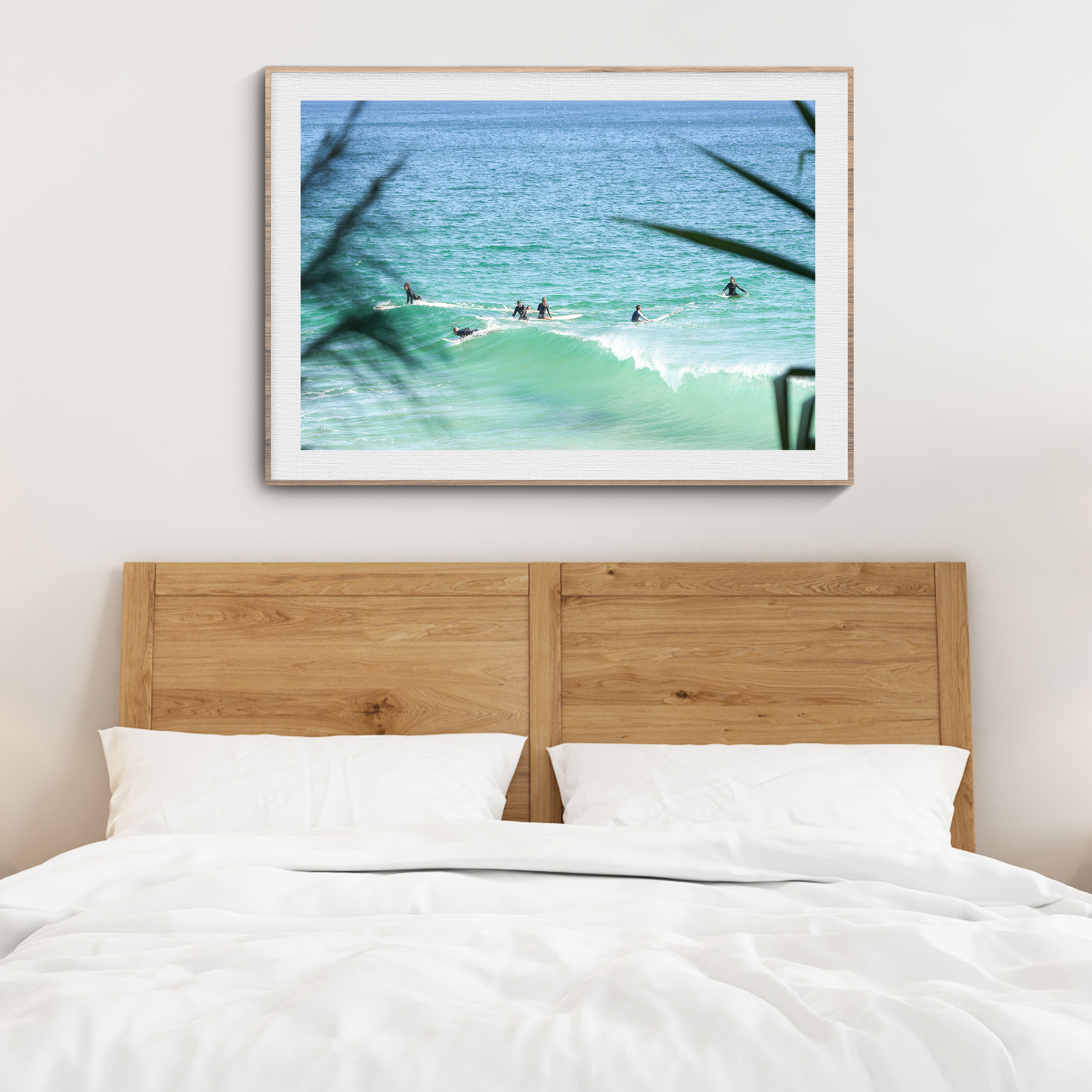 Surfers Wall Art Print Landscape Kamalia Studio