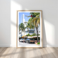 Ocean Drive Wall Art Print