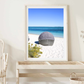 Turquoise Bay Wall Art Print Kamalia Studio