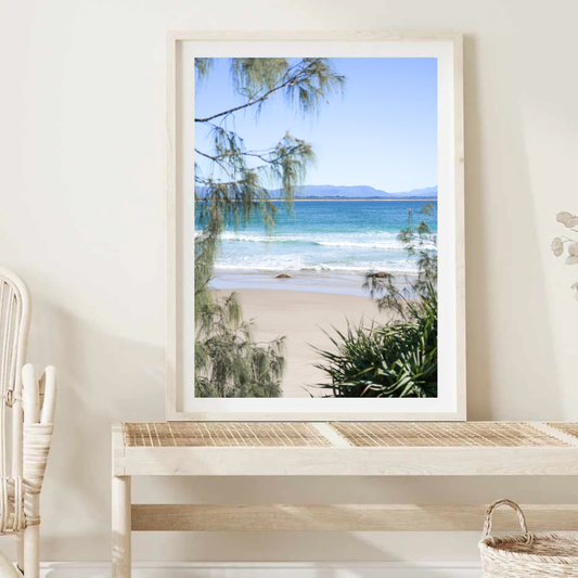 Wategos Wall Art Print Kamalia Studio