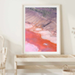Pink Lake II Wall Art Print Kamalia Studio