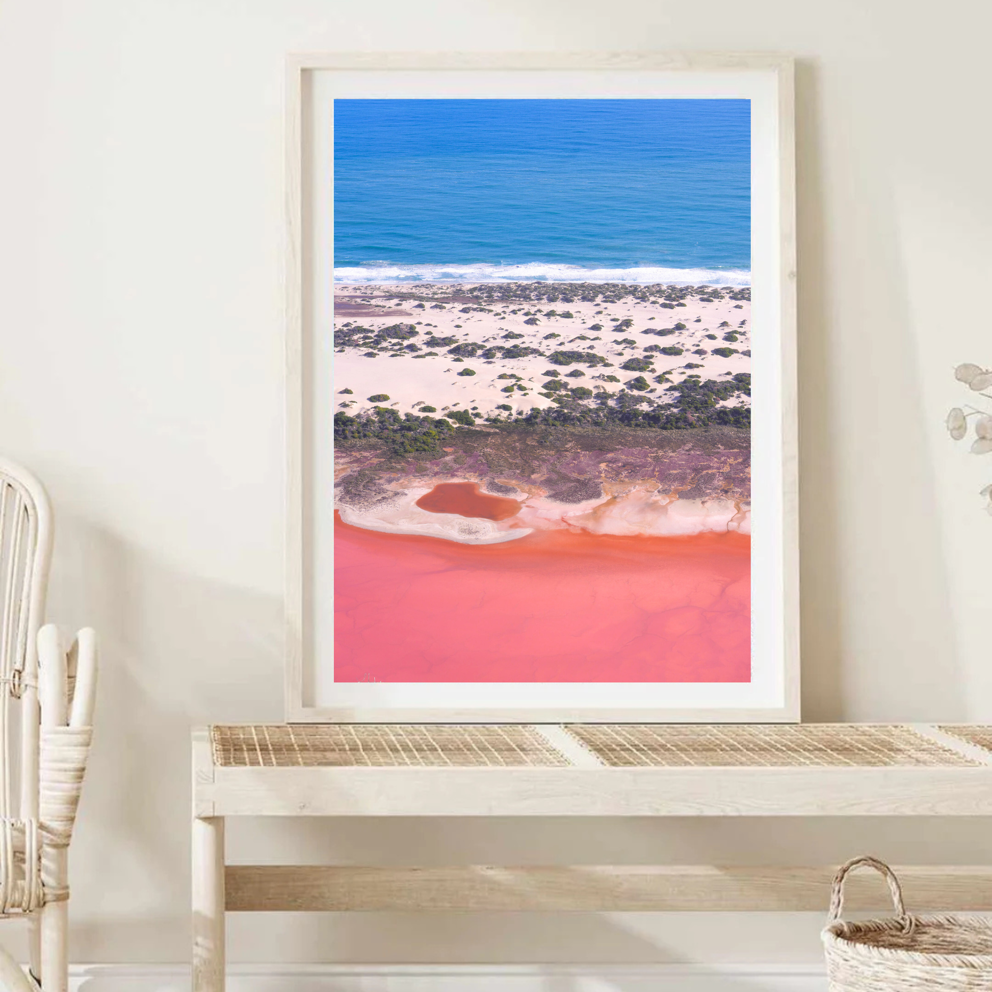 Lake Meets Ocean Wall Art Print Kamalia Studio