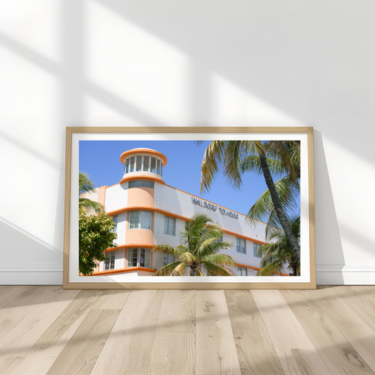 Waldorf Towers Landscape Wall Art Print
