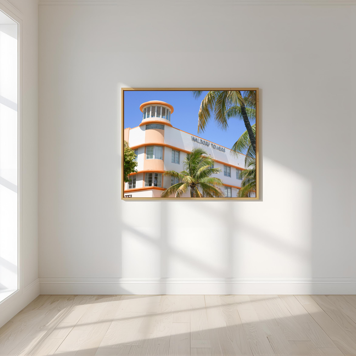 Waldorf Towers Landscape Wall Art Print