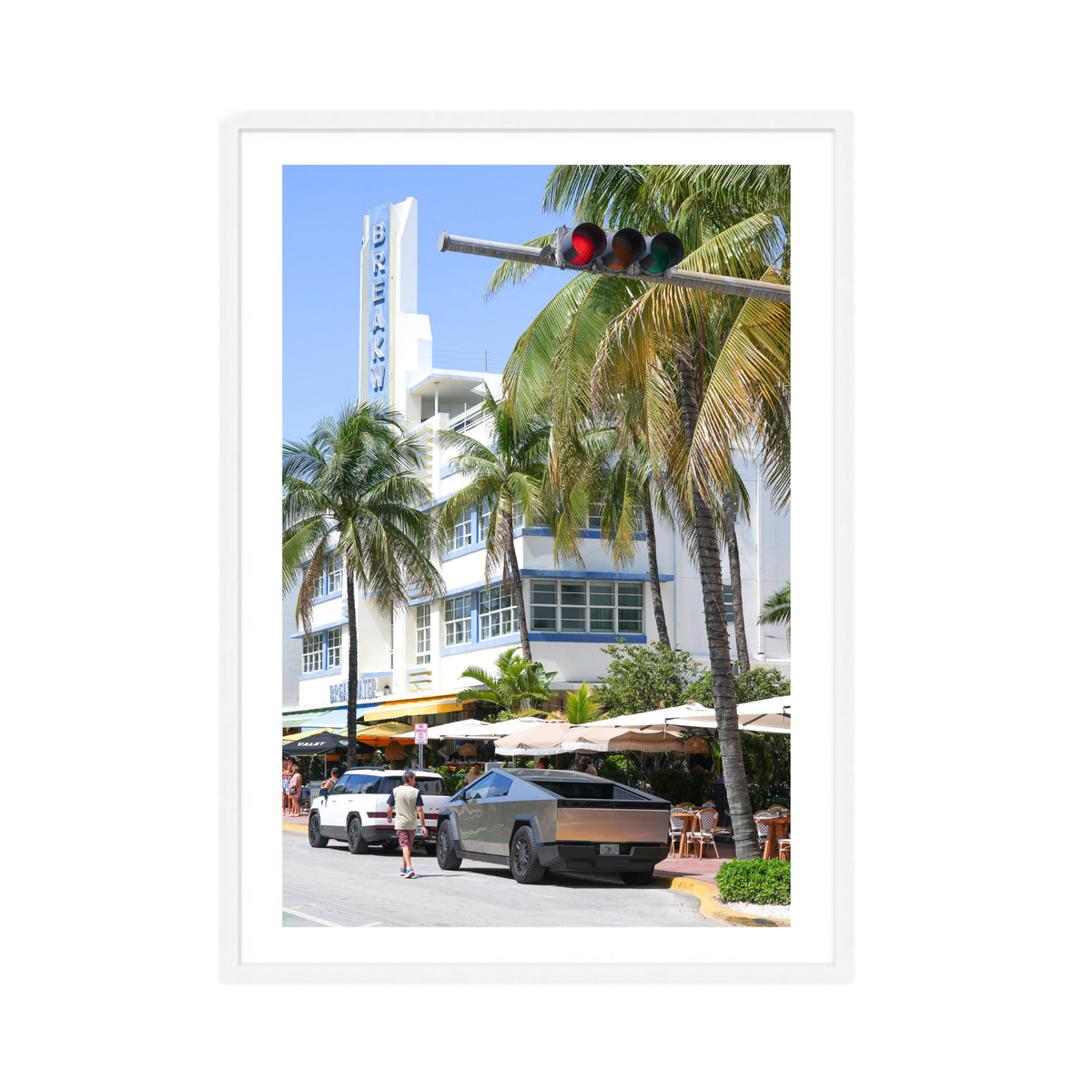 Ocean Drive Wall Art Print
