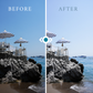Positano Photo Preset Edit: ool Blue Lightroom Presets | White Whites & Deep Ocean Tones | Europe Beach Minimal Aesthetic Filters