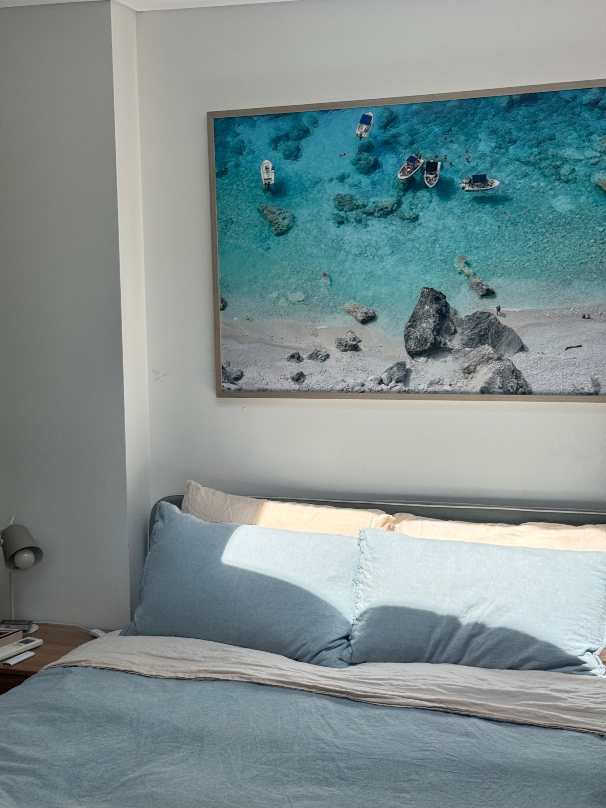 Zakynthos II Landscape Wall Art Print Kamalia Studio