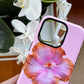 Moon Hibiscus Phone Case in Himalayan Pink