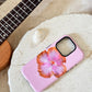 Moon Hibiscus Phone Case in Himalayan Pink