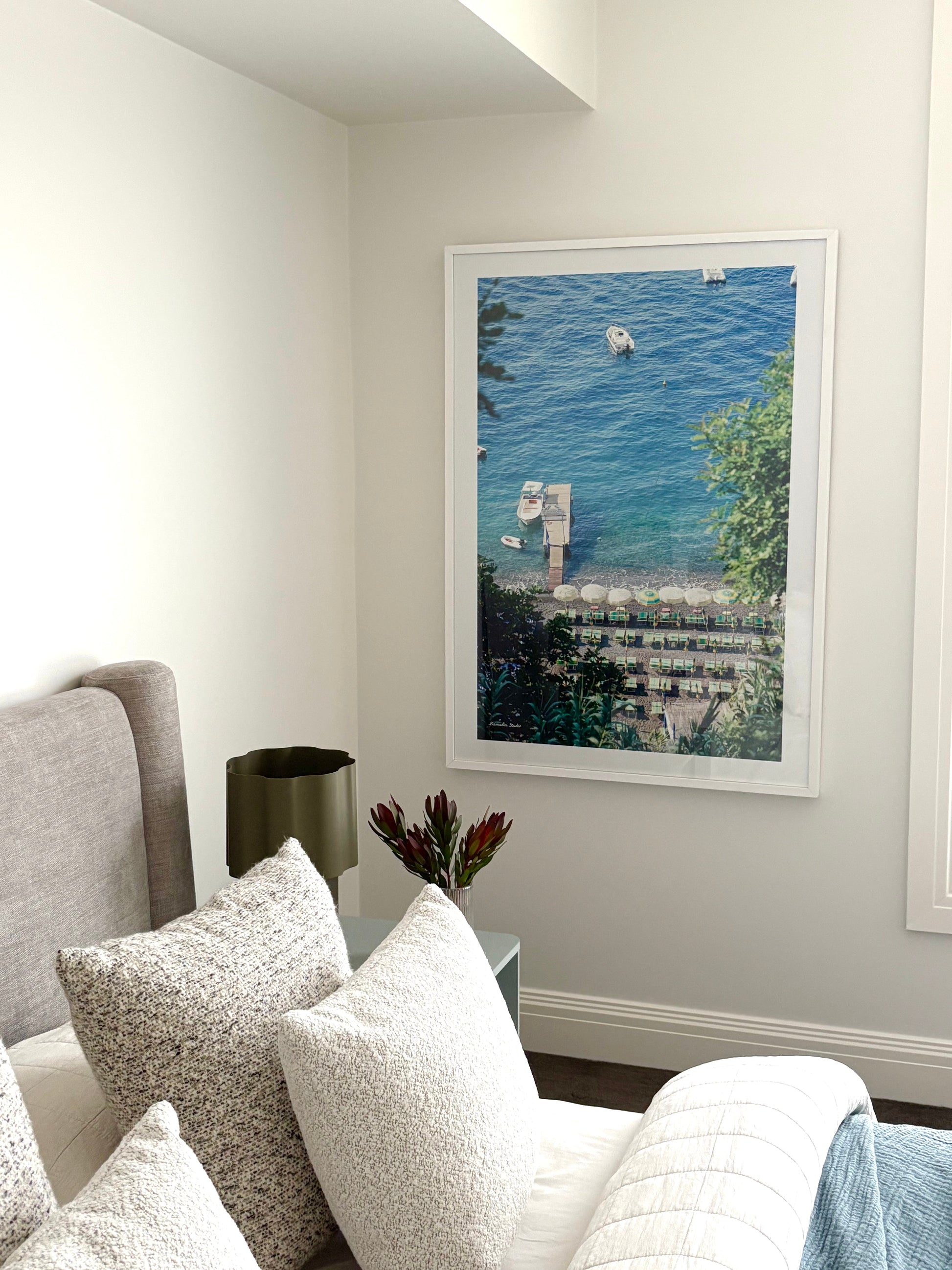 Miramalfi Wall Art Print Kamalia Studio
