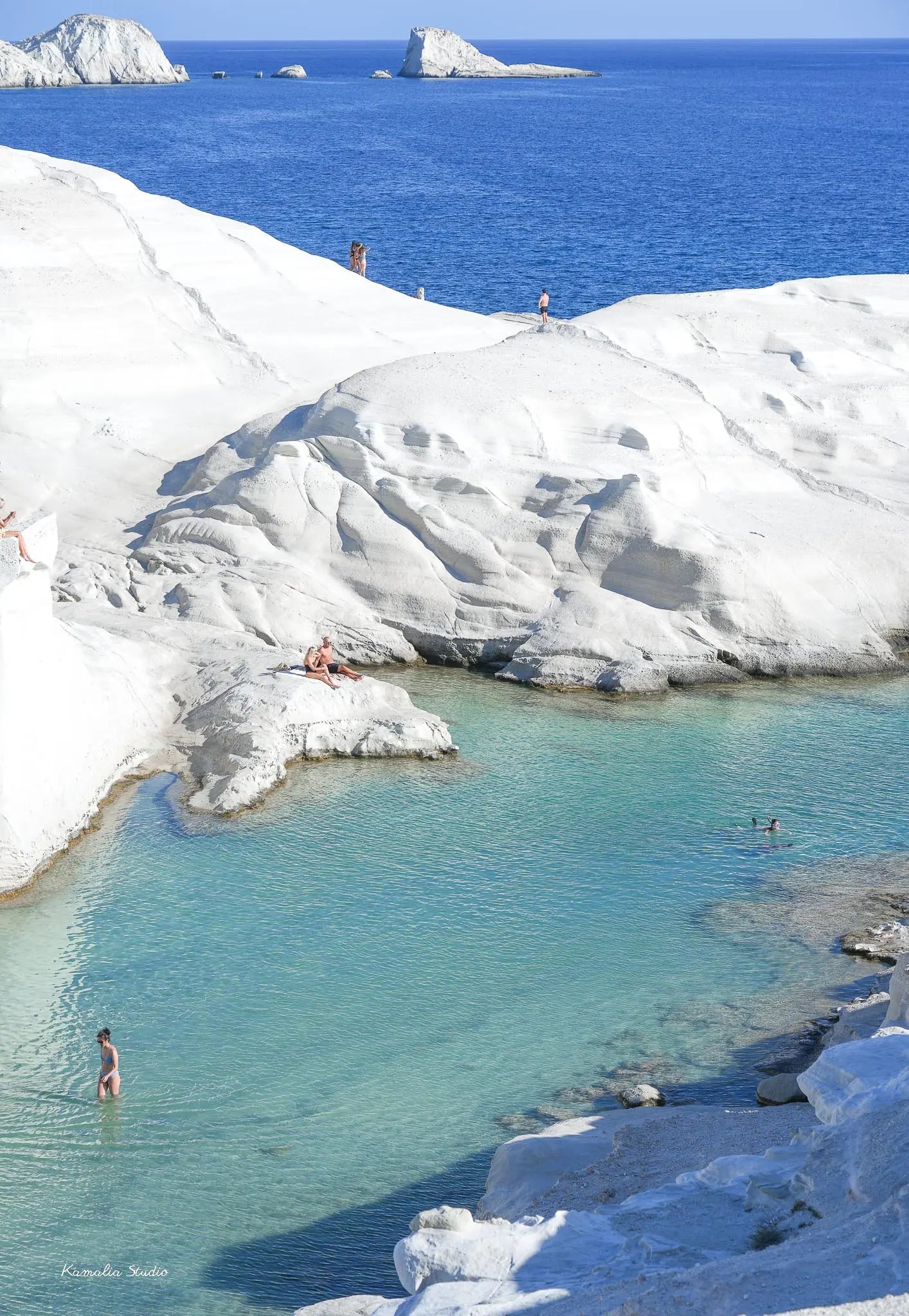 Milos Wall Art Print Kamalia Studio