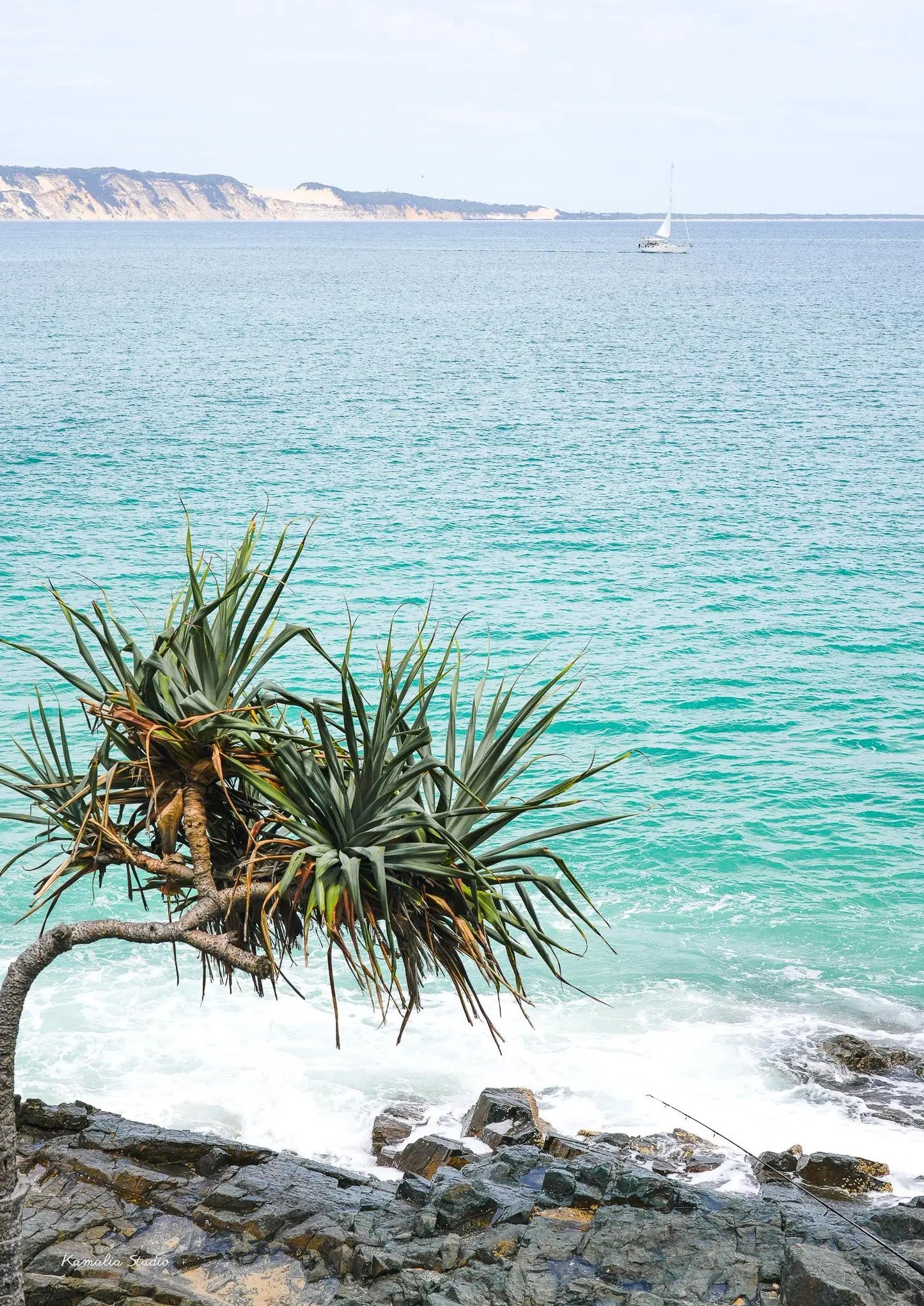 Double Island Wall Art Print Kamalia Studio