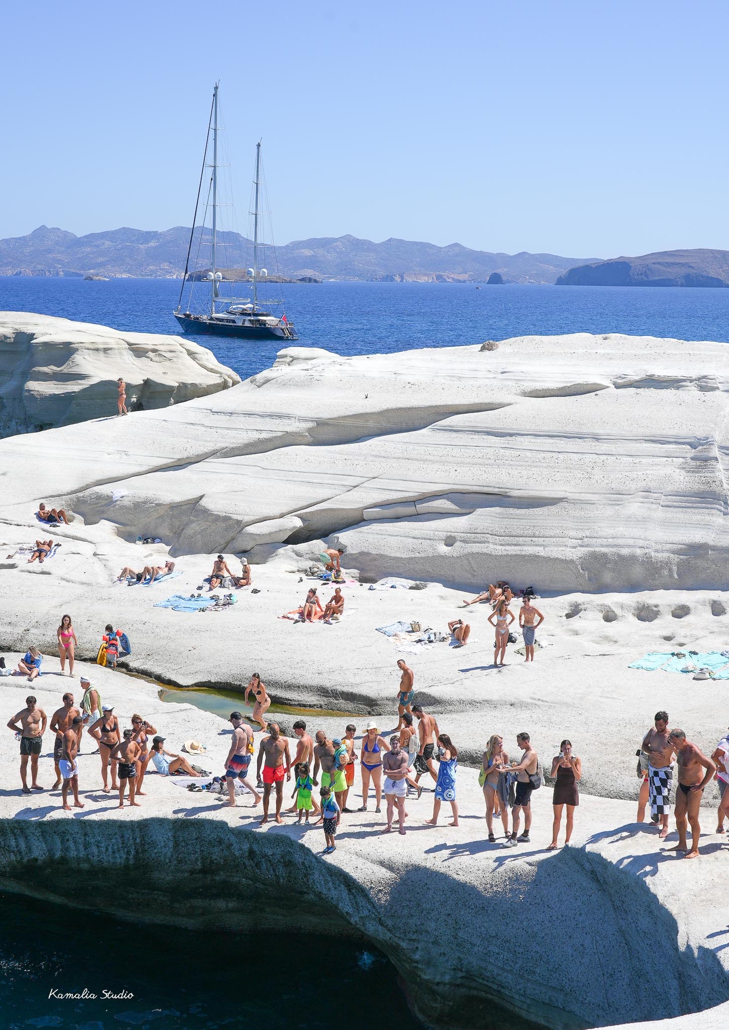 Sarakiniko Wall Art Print