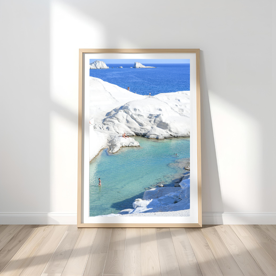 Milos Wall Art Print Kamalia Studio