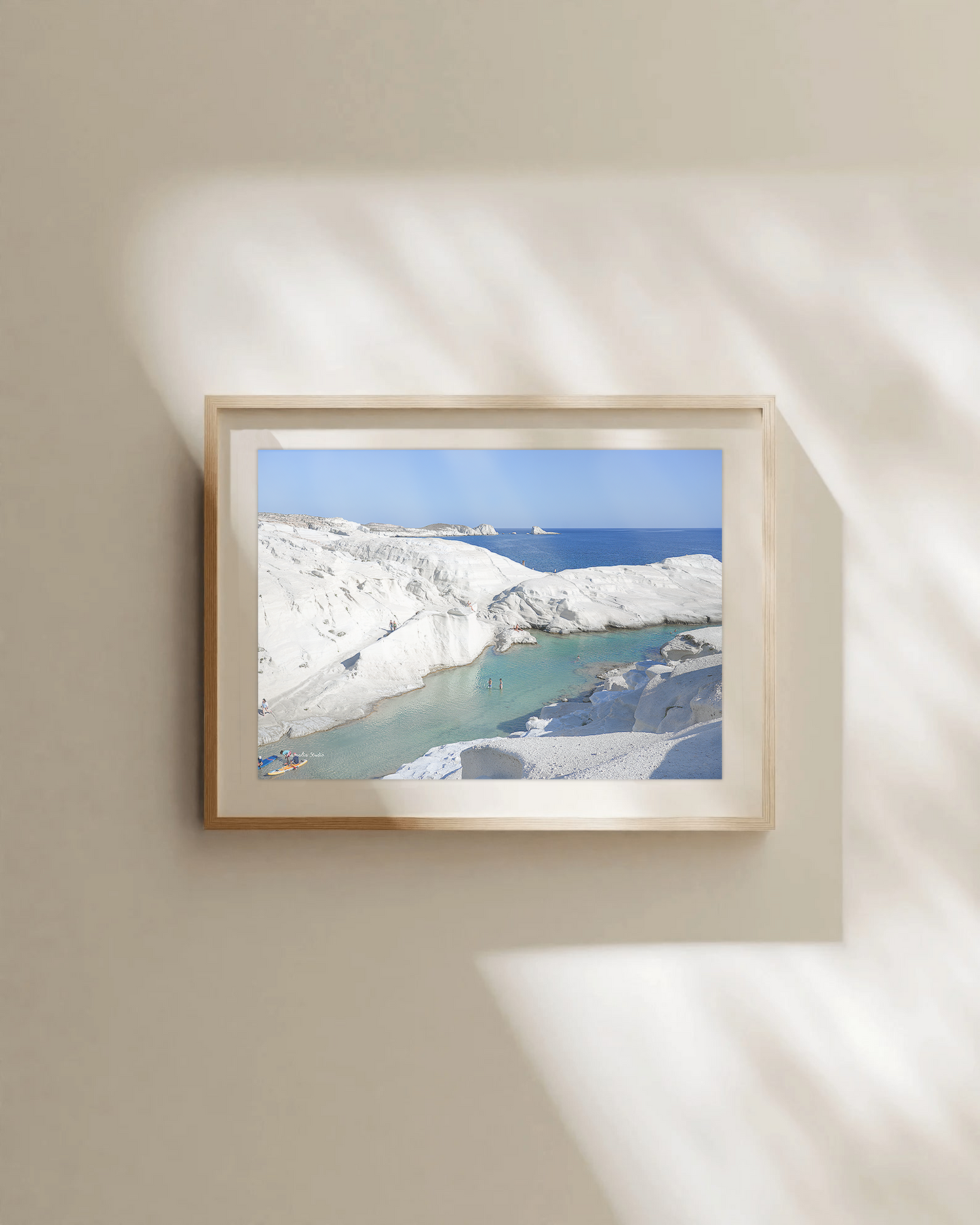 Sarakiniko Landscape Wall Art Print