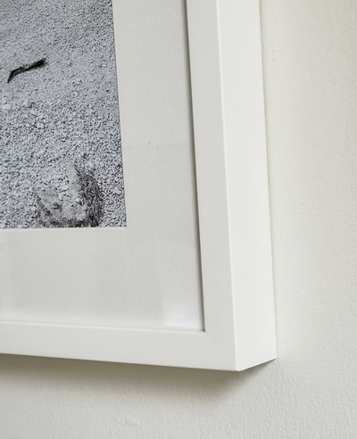 Our OAK and WHITE frame options are made with Australian Raw Premium Oak. Our frames add 1.5cm on each side of our prints.